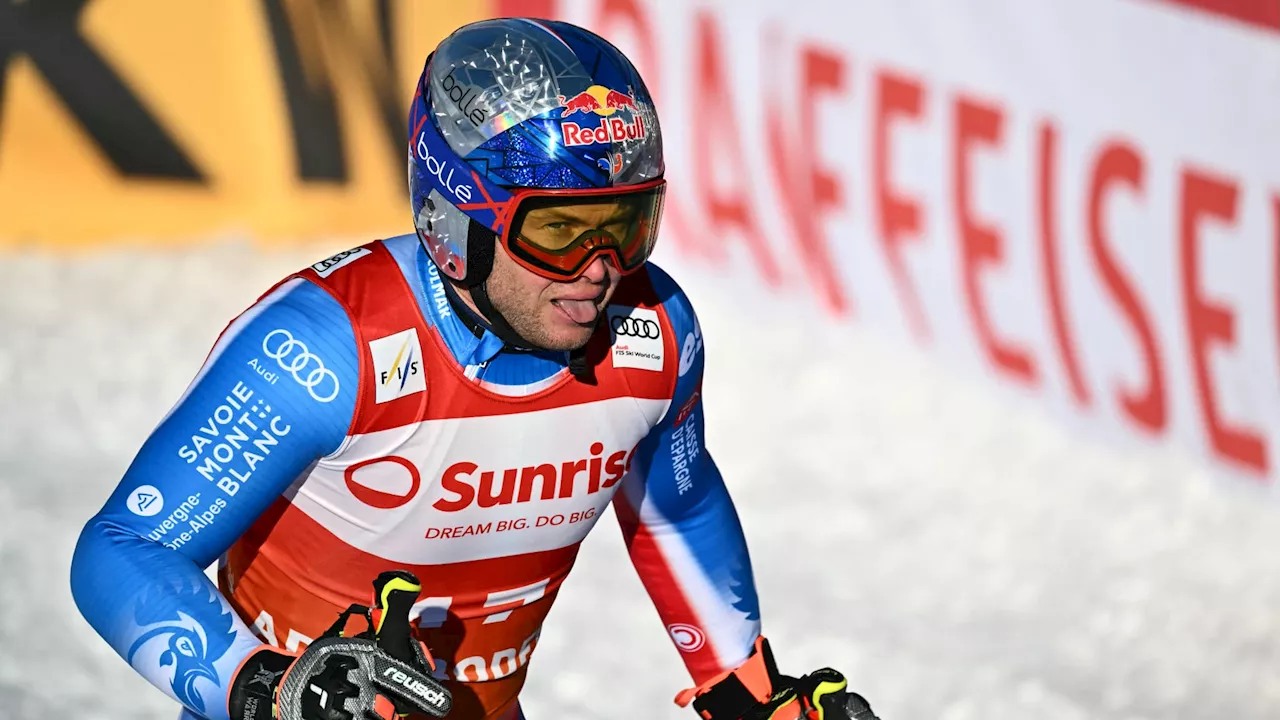 Ski alpin: grosse inquiétude pour le genou de Pinturault, victime d'une chute sur le super-G de Kitzbühel