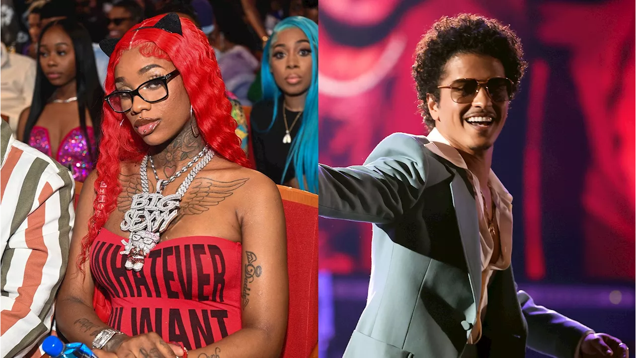 Bruno Mars, Sexyy Red Pop Champagne With Lady Gaga, Rosé in ‘Fat Juicy and Wet’ Video