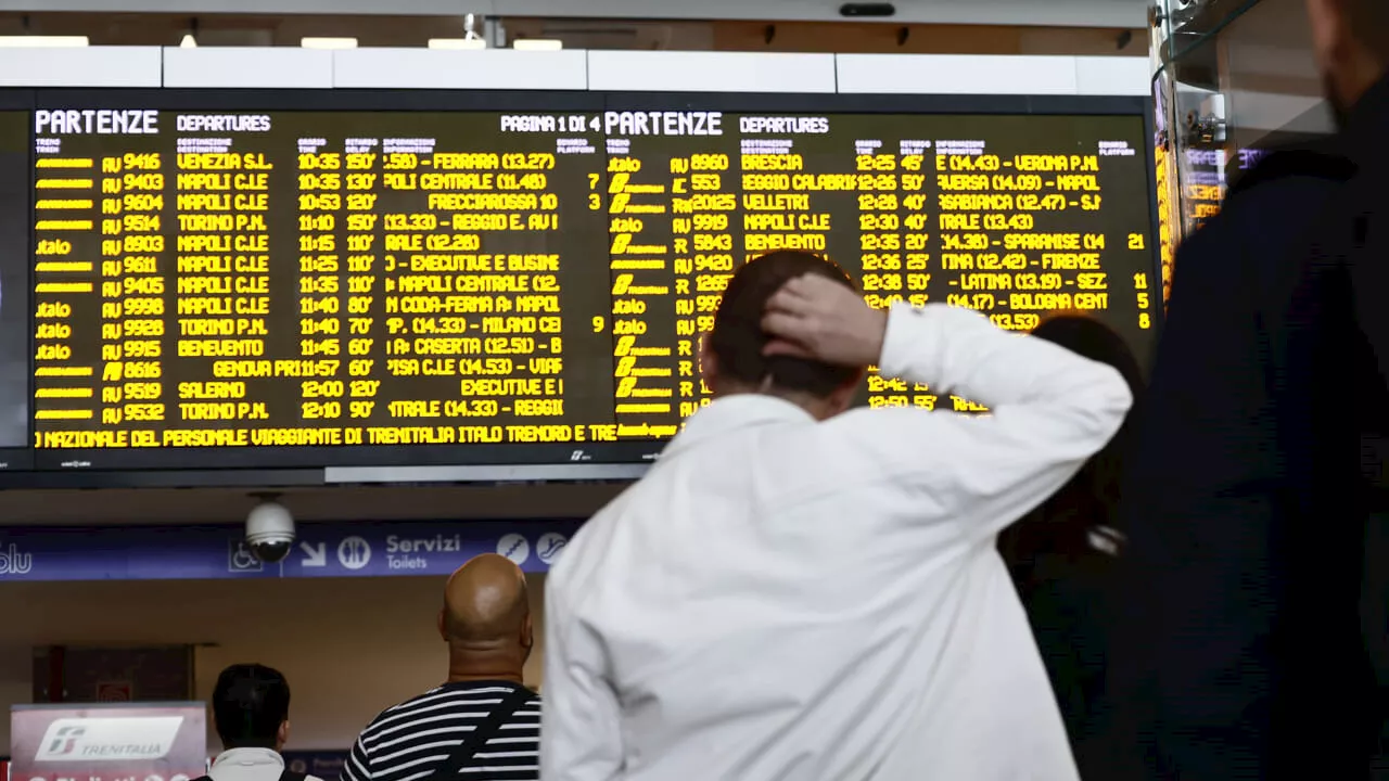 Sciopero Nazionale Trenitalia: Treni bloccati per 24 ore