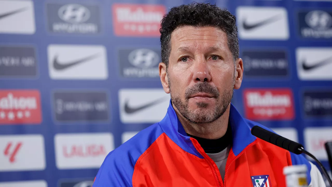 Simeone: 'En la Liga no hay final, la Liga es partido a partido'