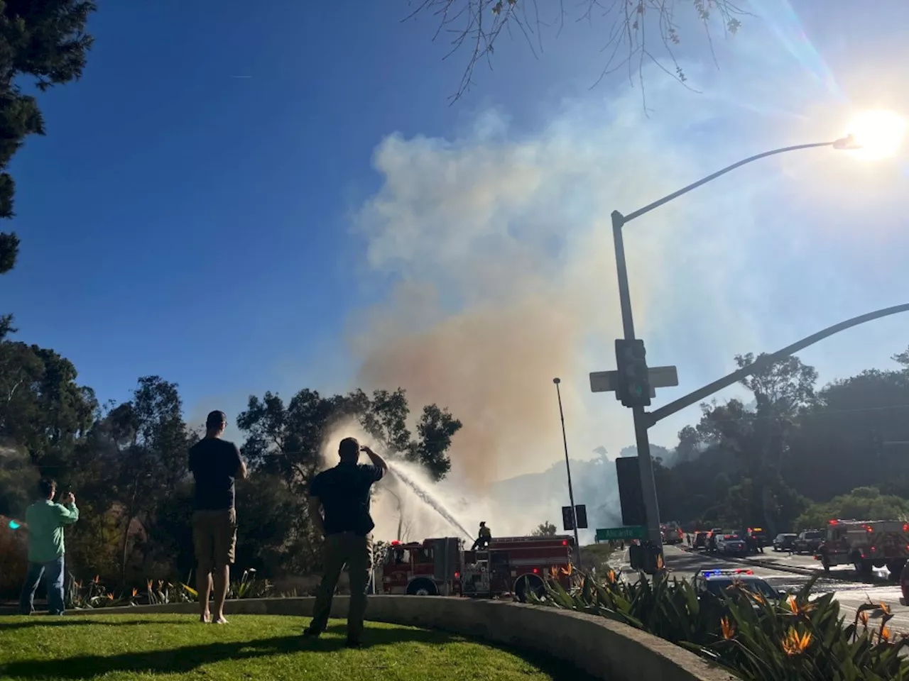 Two Fires Spark Near UC San Diego and Otay Mountain