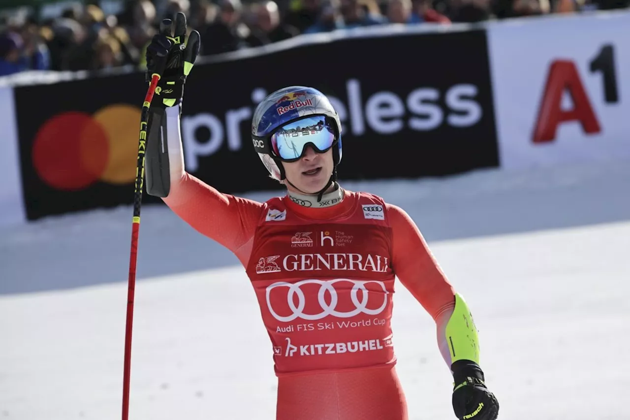 Odermatt Conquers Kitzbuehel, Snags Super-G Victory Amidst Crashes