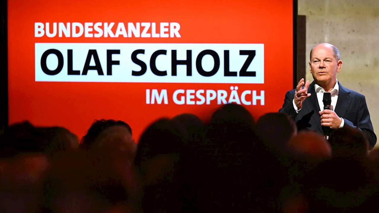 Scholz in Thüringen: Bürgerdialog nach Messerattacke