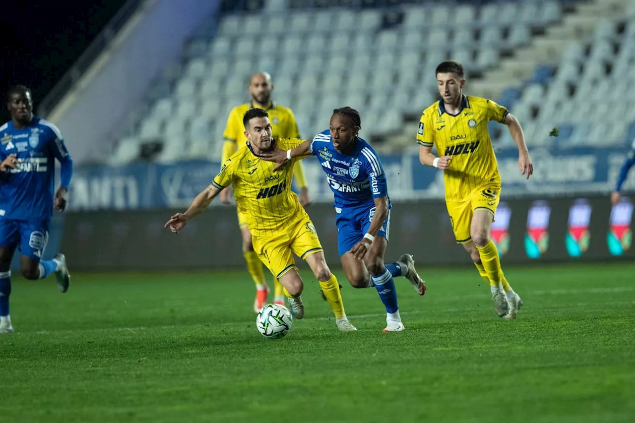 Ligue 2 : le Pau FC floué à Bastia après 13 minutes de temps additionnel (1-1)