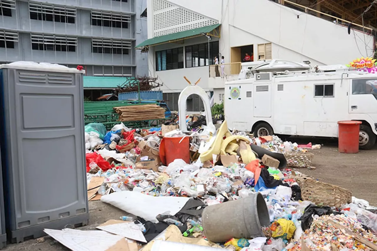 DPS: Garbage collection ongoing at Cebu City Sports Center