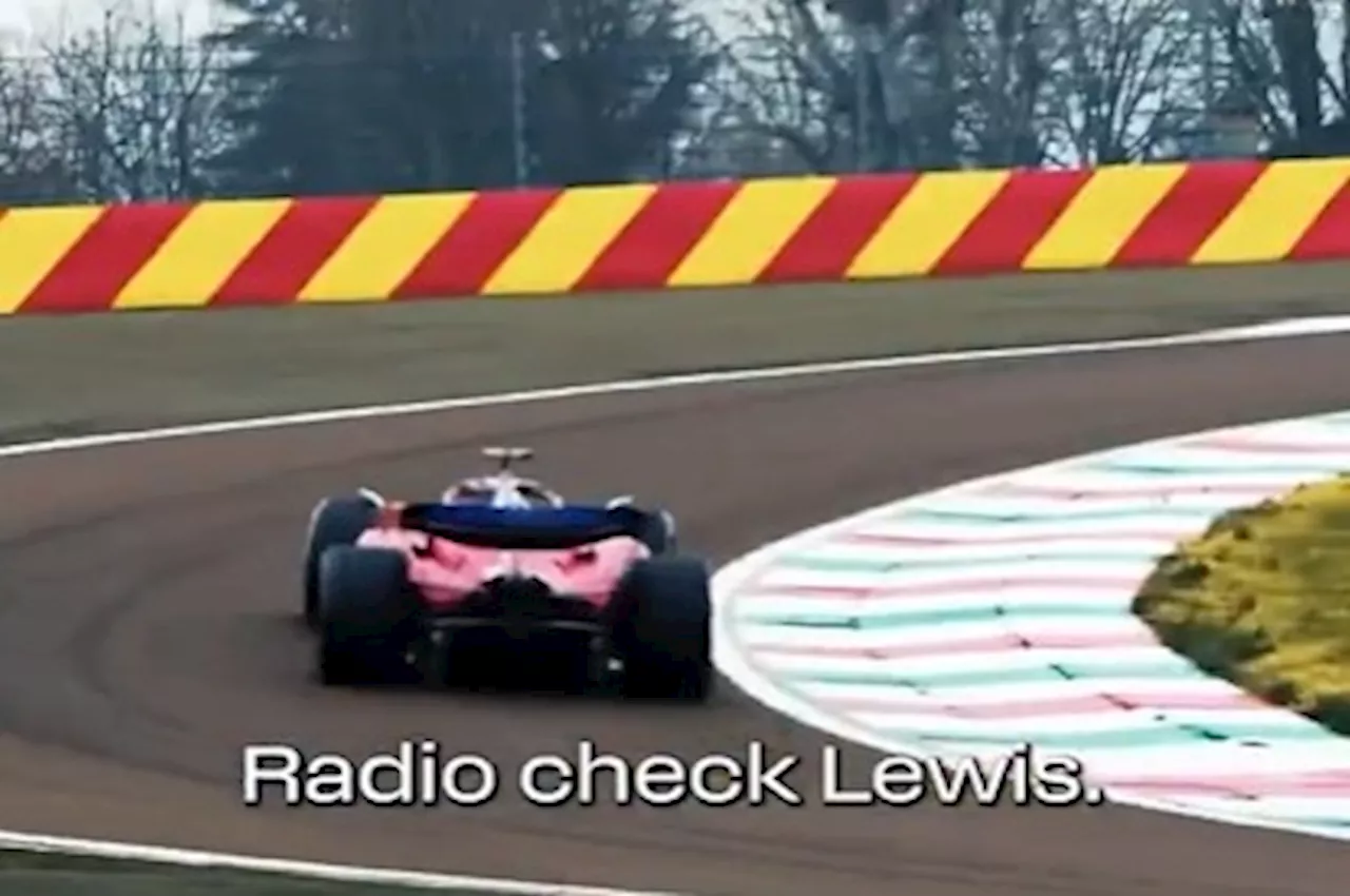 – Lewis Hamilton’s ‘amazing’ first Ferrari radio message as unseen footage confirms sh...