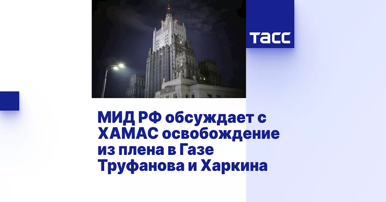 МИД РФ обсуждает с ХАМАС освобождение из плена в Газе Труфанова и Харкина