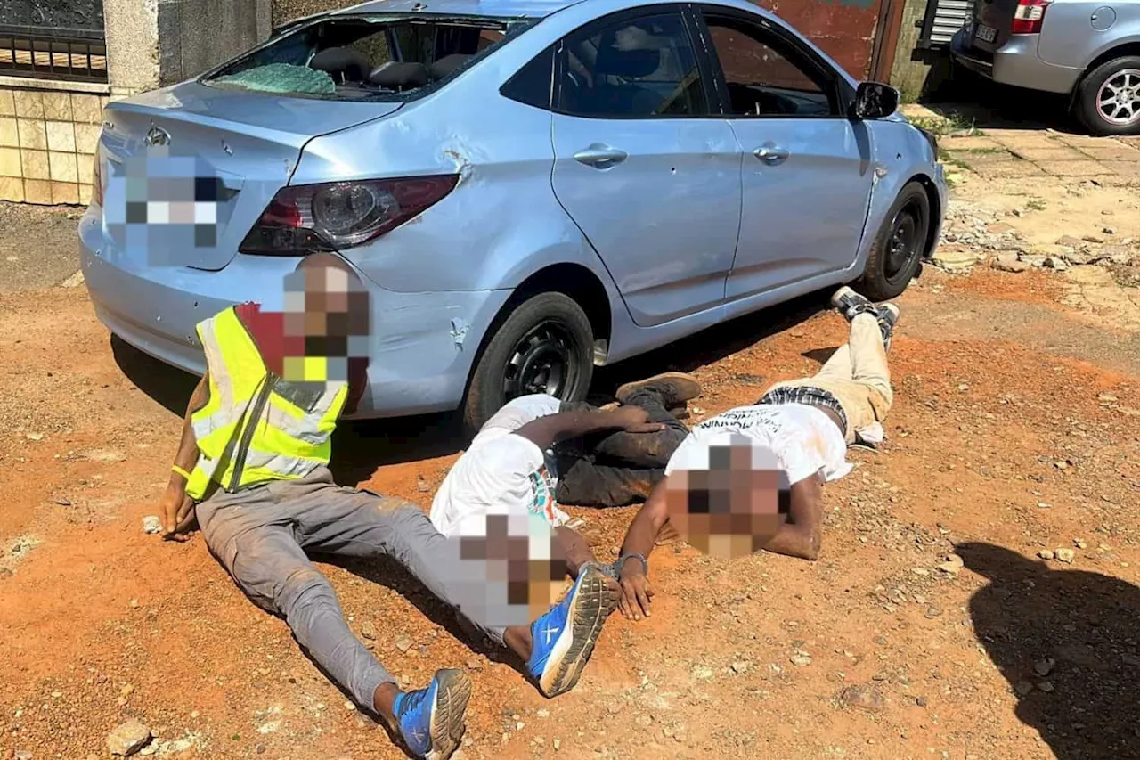 High-Speed Chase and Shootout Leads to Arrest of Three Robbery Suspects in Johannesburg