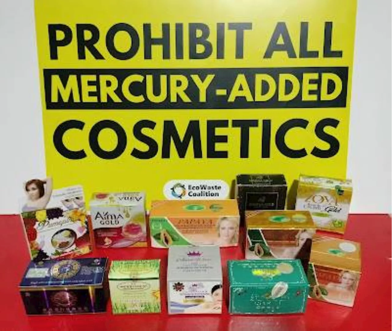 Toxic Facial Creams Contain Illegal Mercury Levels, EcoWaste Coalition Exposes