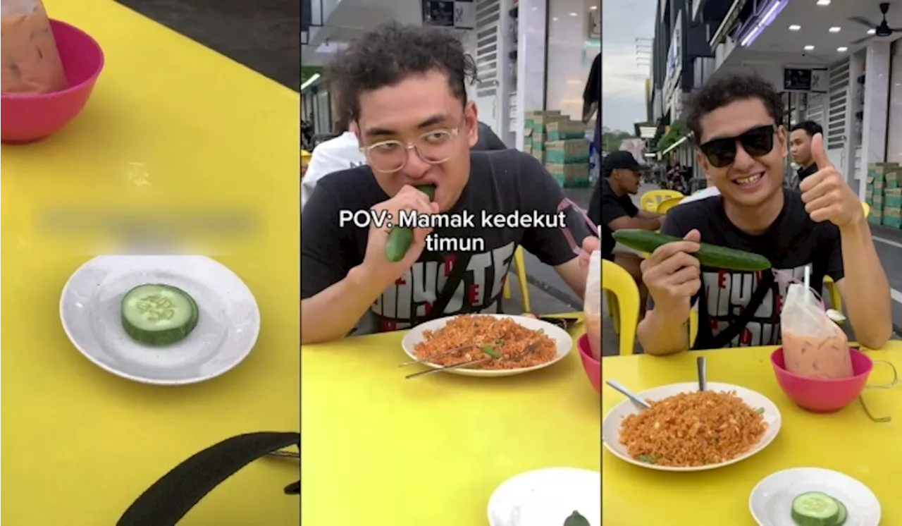 Man Buys Cucumber After Feeling Dissatisfied With Amount Provided at Mamak