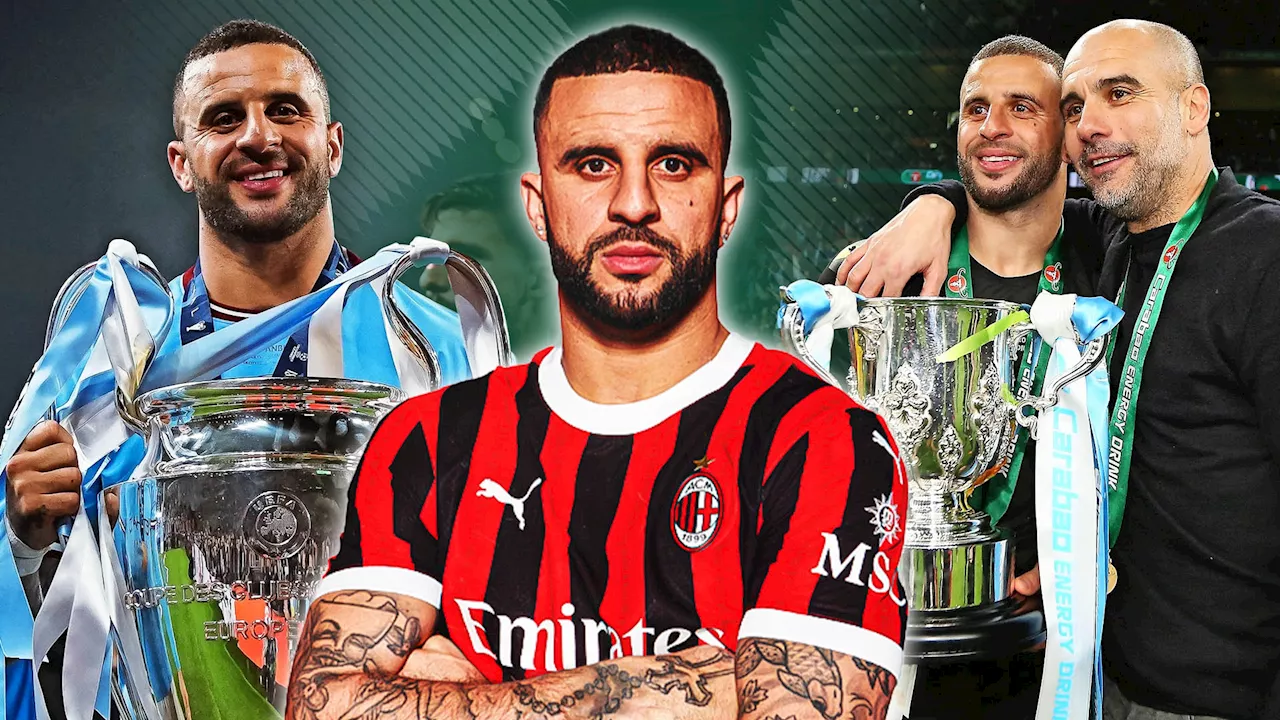 Kyle Walker Completes Emotional Move to AC Milan