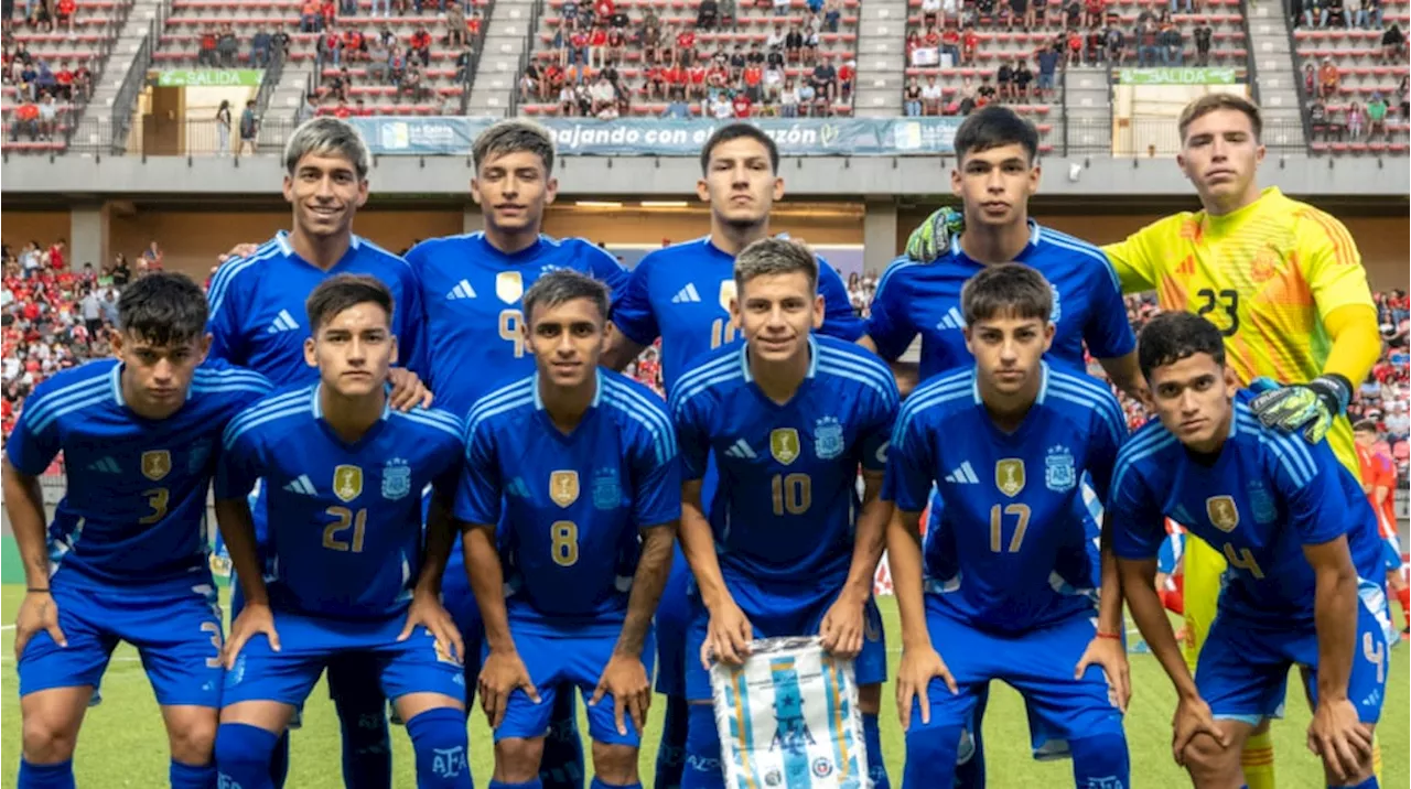 Selección argentina Sub 20 vs. Brasil, por el Sudamericano 2025: hora, dónde ver y formaciones