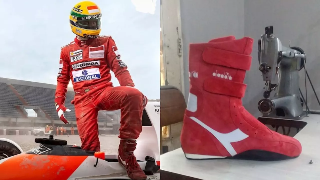 Una marca argentina fabricó las zapatillas para la serie de Ayrton Senna y ya tiene las de Franco Colapinto