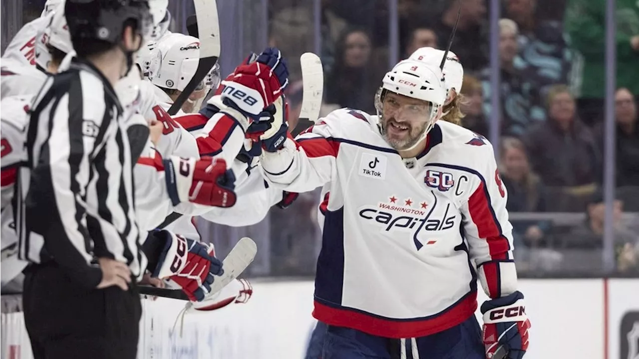 Ovechkin just 20 goals back of Gretzky as chase continues