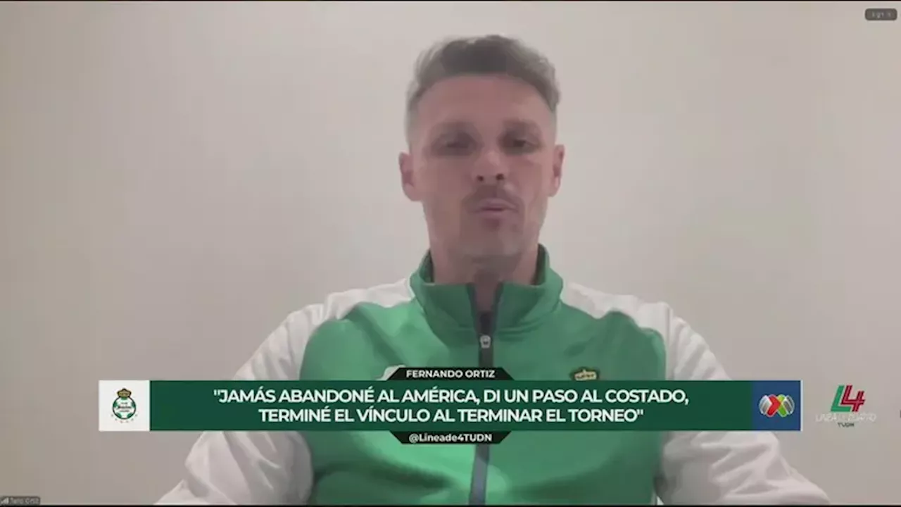 Fernando Ortiz aclara su salida de América y se enfoca en el partido contra los Azulcremas