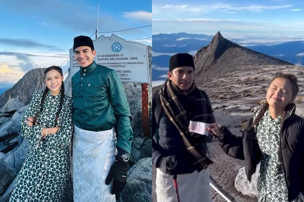 Lepas tawan Gunung Kinabalu, peminat mahu Bella, Syed Saddiq kahwin