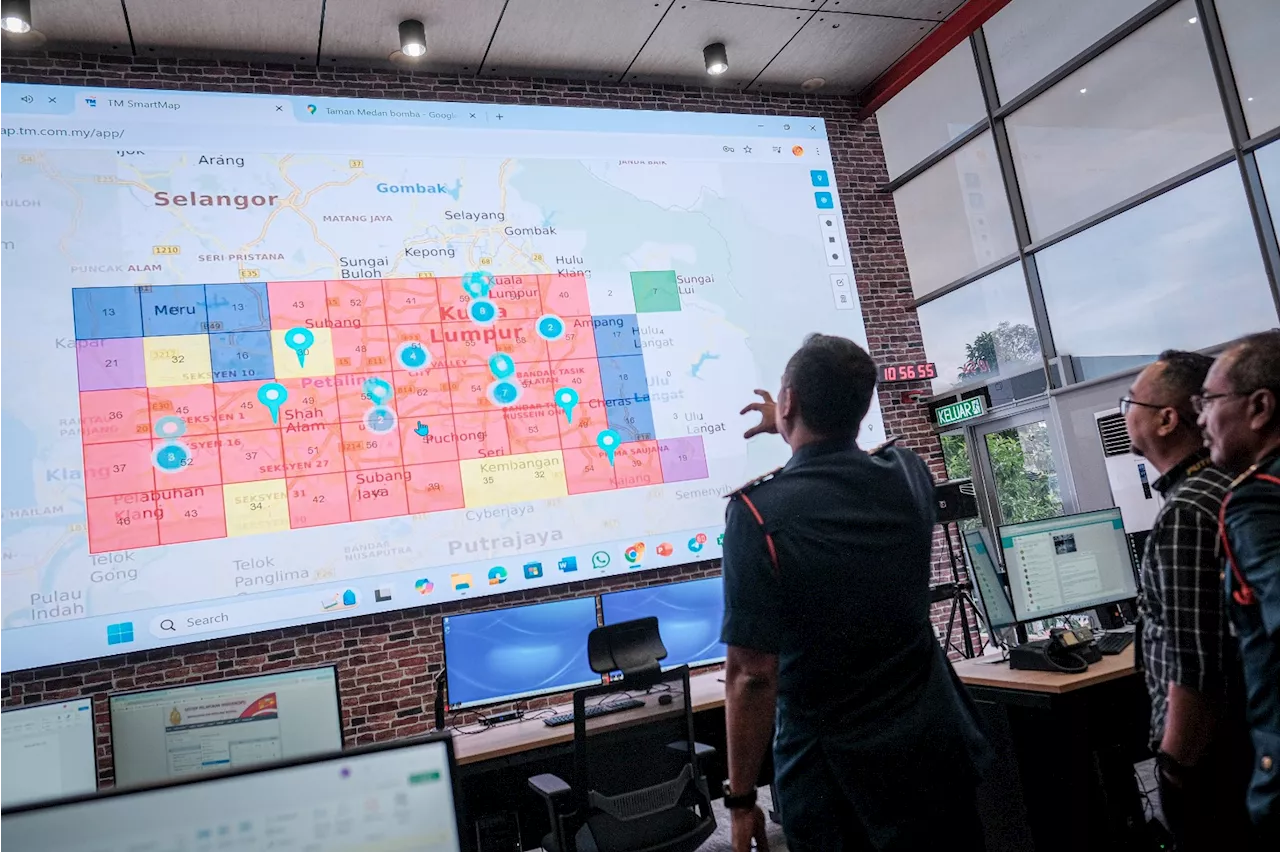 Malaysia's Fire Department Implements Real-Time Monitoring and Bomb Disposal Operations