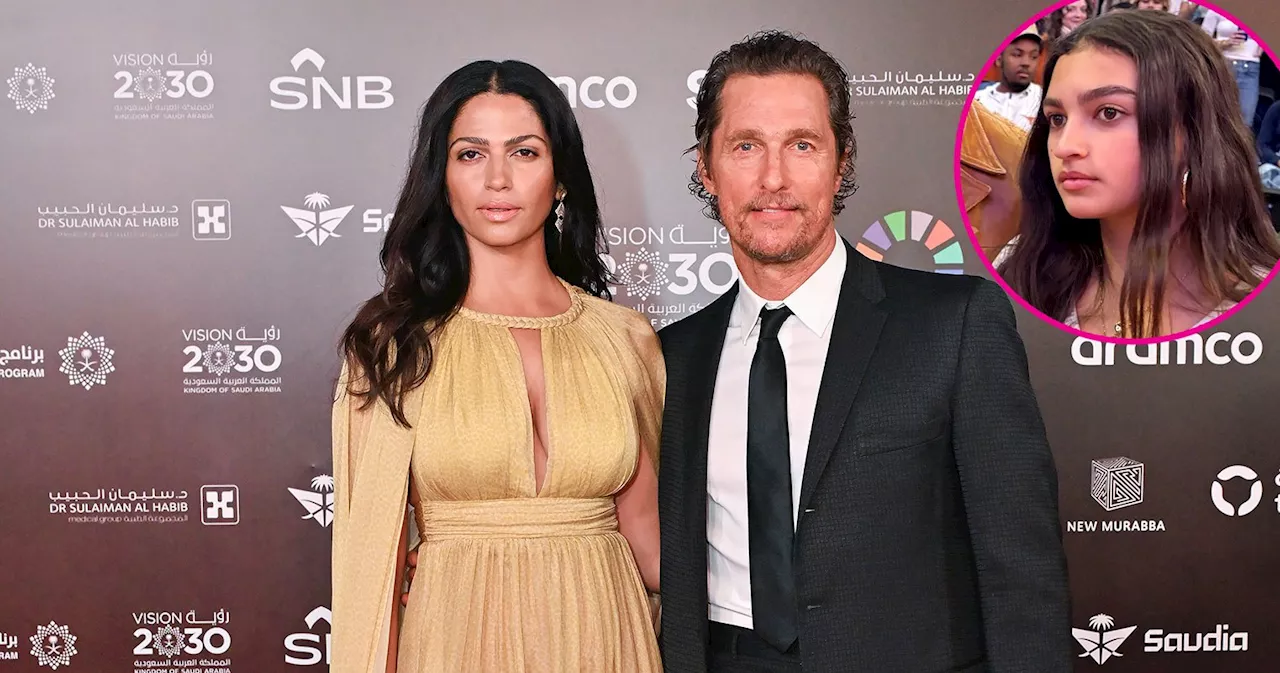 Matthew McConaughey's Daughter, 15, Looks Just Like Mom Camila at Event