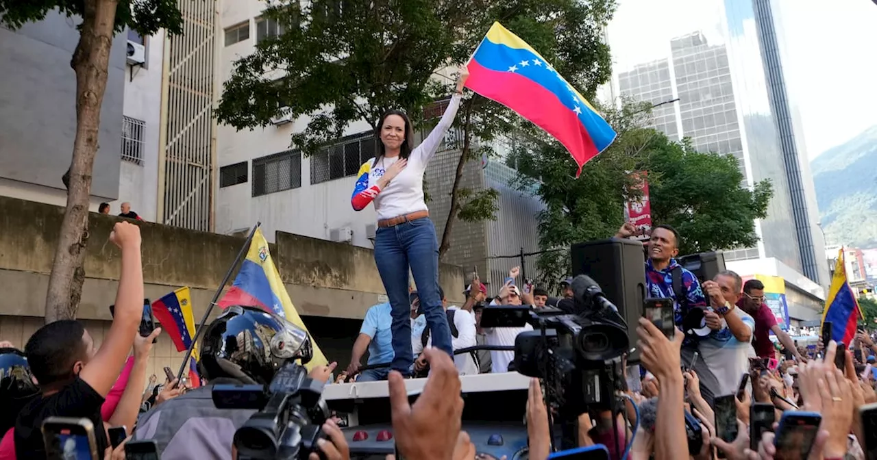 María Corina Machado dice que los venezolanos no permitirán que “se perpetúe la opresión”