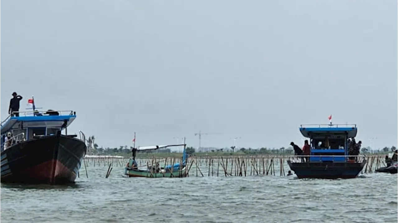 Pagar Bambu di Laut Tangerang Ada Sebelum Proyek PIK 2