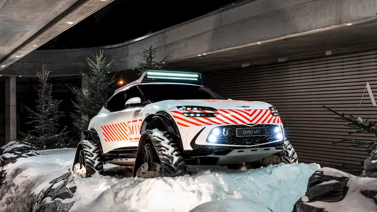 Genesis Unveils GV60 MIV Concept: A Luxury EV for Zero-Emission Search and Rescue at Davos