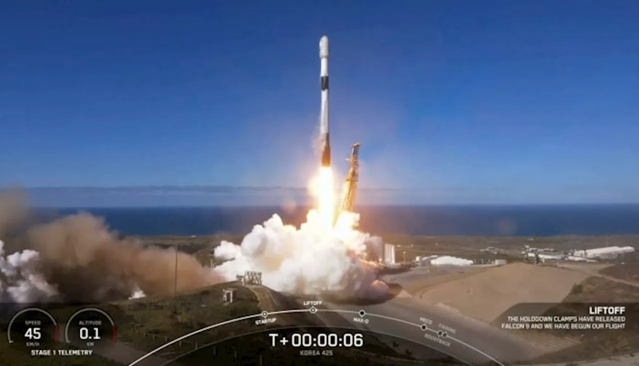 WATCH LIVE: SpaceX Falcon 9 rocket launches from California