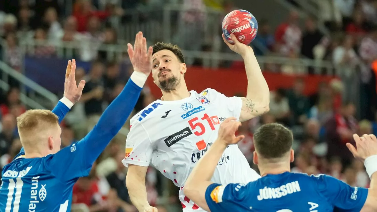 Handball-WM 2025: Kroatien furios gegen Island