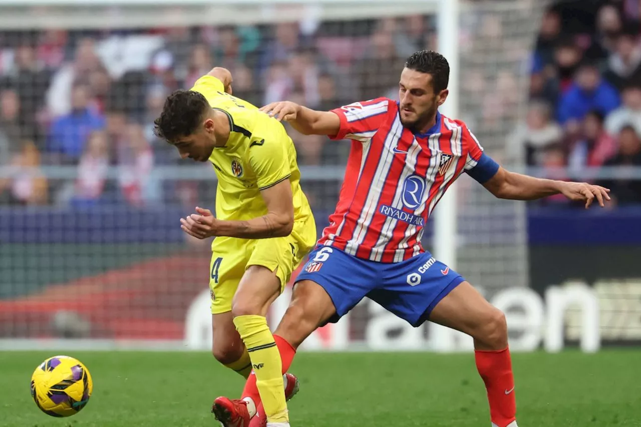 Atletico Madrid hanya bisa seri 1-1 saat jamu Villarreal