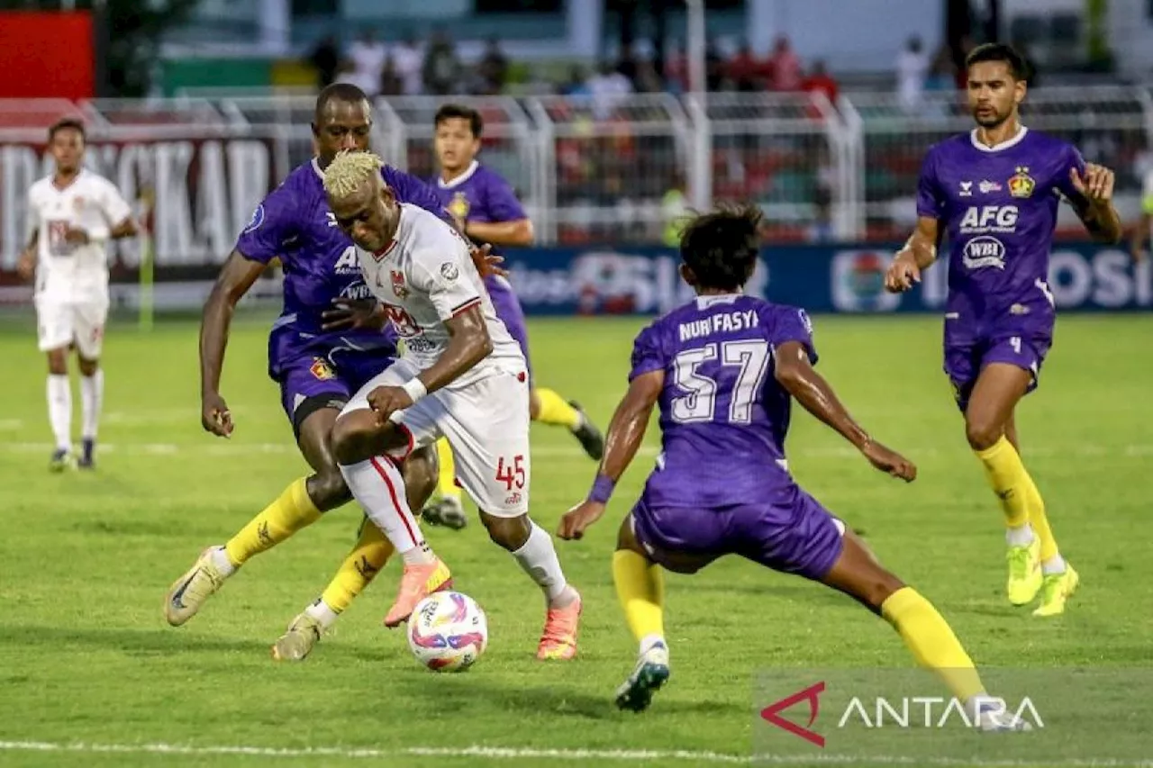 Malut United Tekuk Persik Kediri di Stadion Gelora Kie Raha