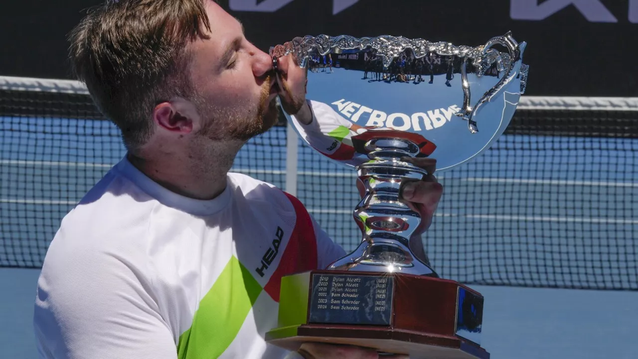 Dutch player Sam Schroder wins 4th straight Australian Open quad wheelchair title