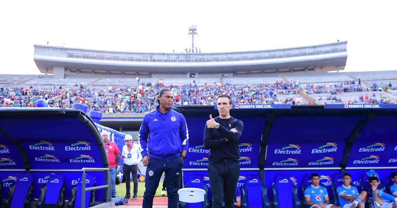 Los números de Vicente Sánchez como entrenador de Cruz Azul