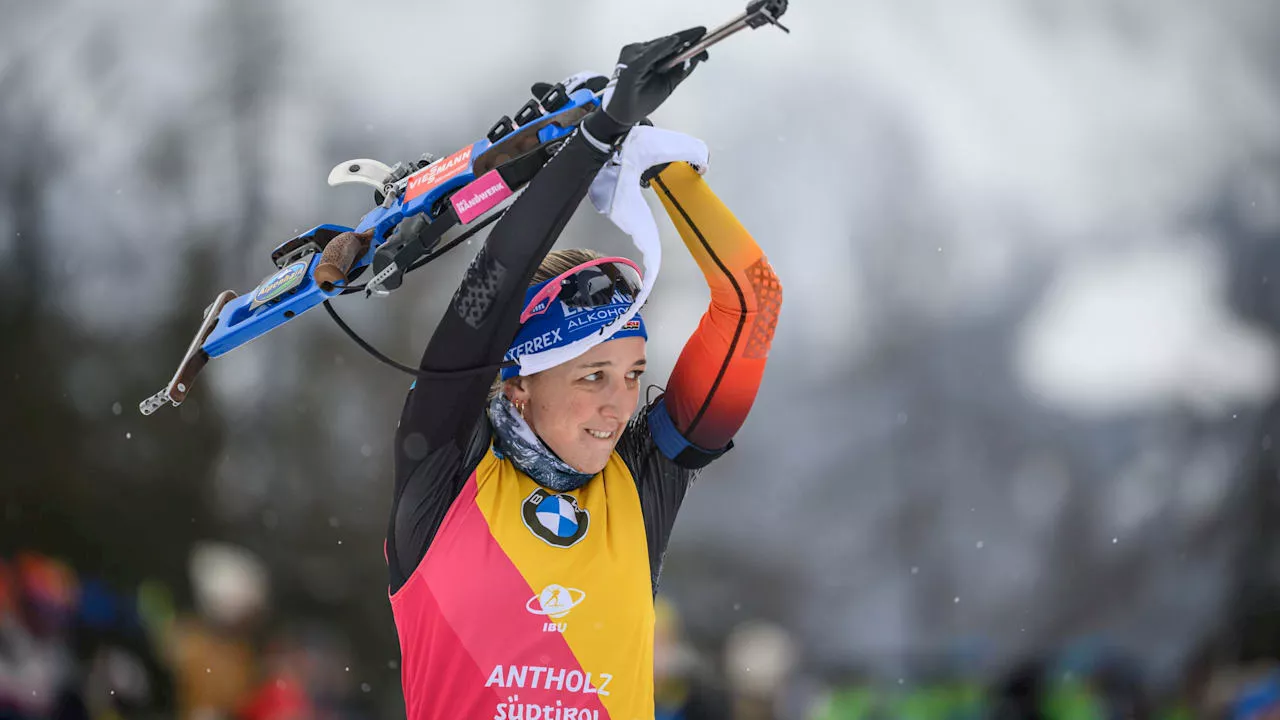 Biathlon heute im Free-TV: SO sehen Sie die Verfolgung der Frauen in Antholz