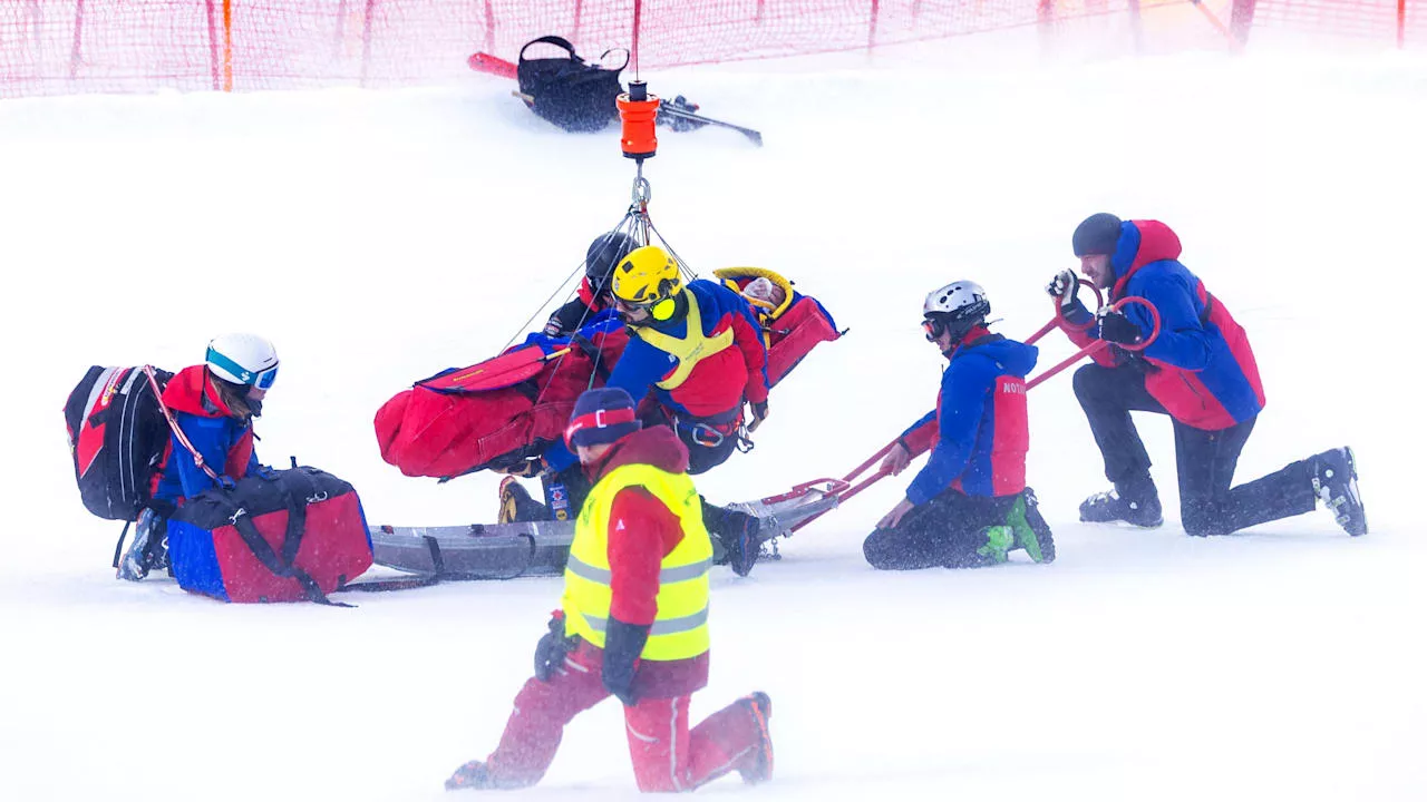 Schwere Sturz-Unfälle überschatten Weltcup-Abfahrt in Garmisch-Partenkirchen 