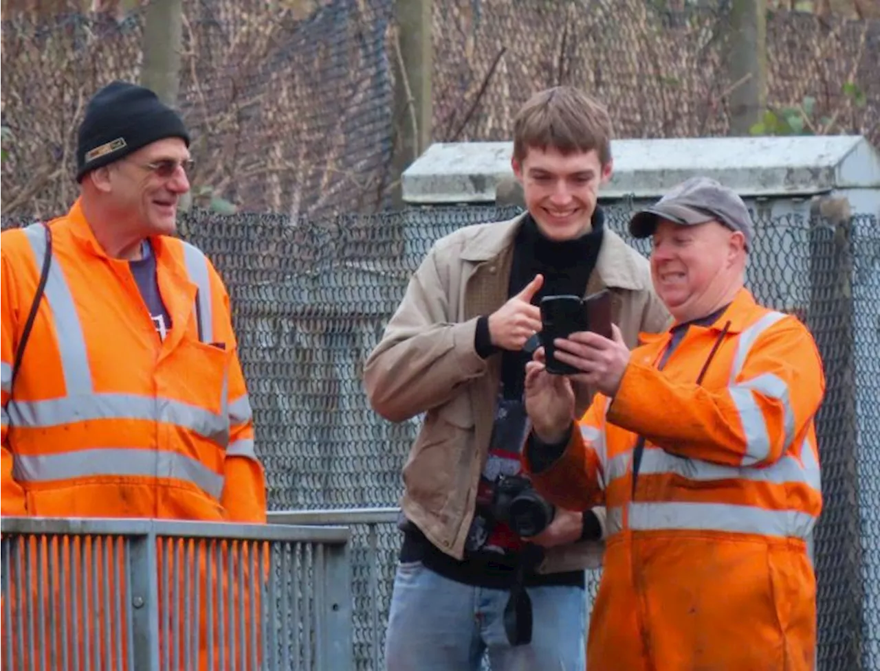 TikTok Trainspotter Francis Bourgeois Documents Final Bitumen Train at Preston Docks