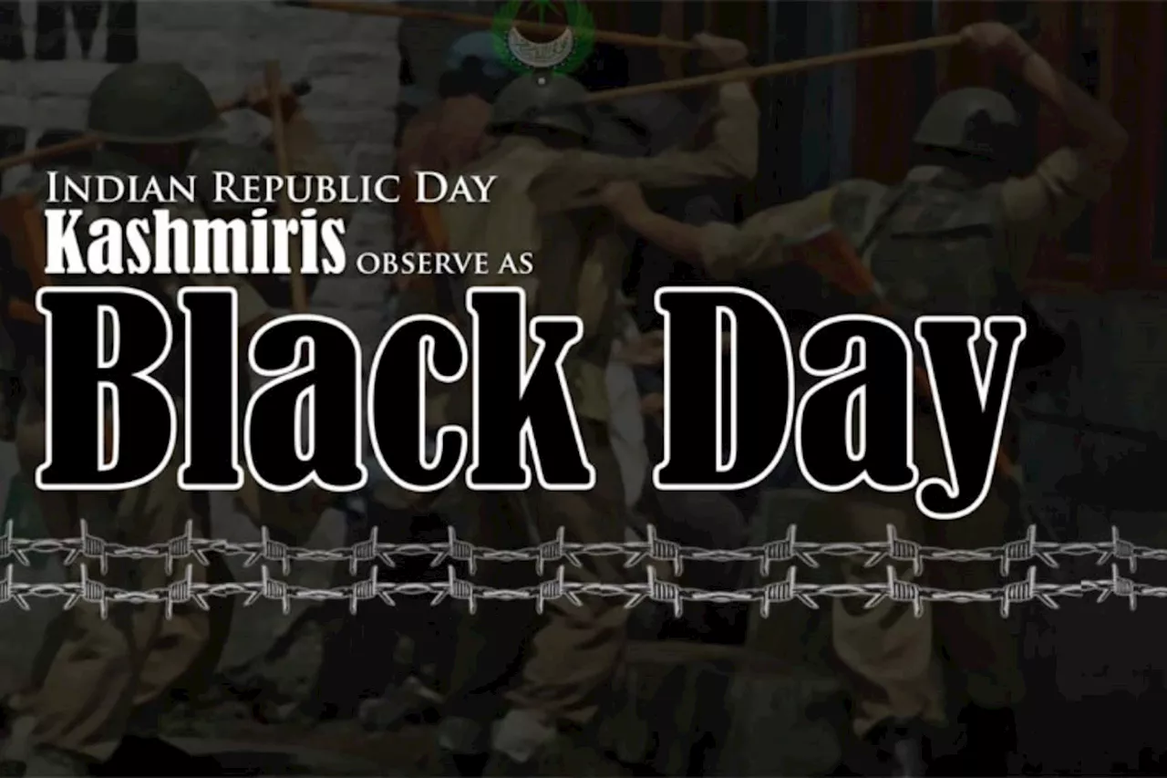 Kashmiris to observe Indian Republic Day as Black Day tomorrow