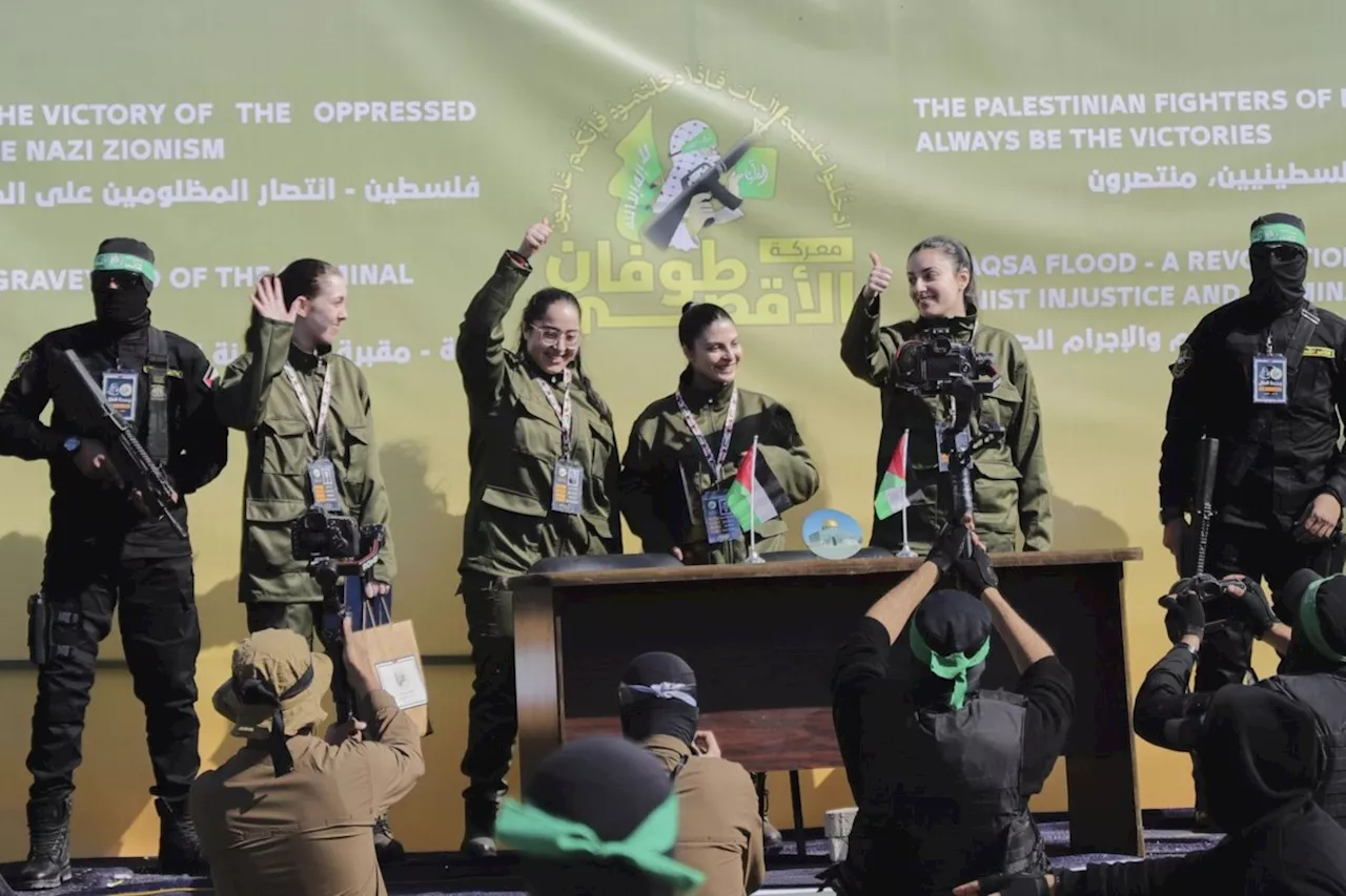 Hamas frees 4 female Israeli soldiers as part of the Gaza ceasefire