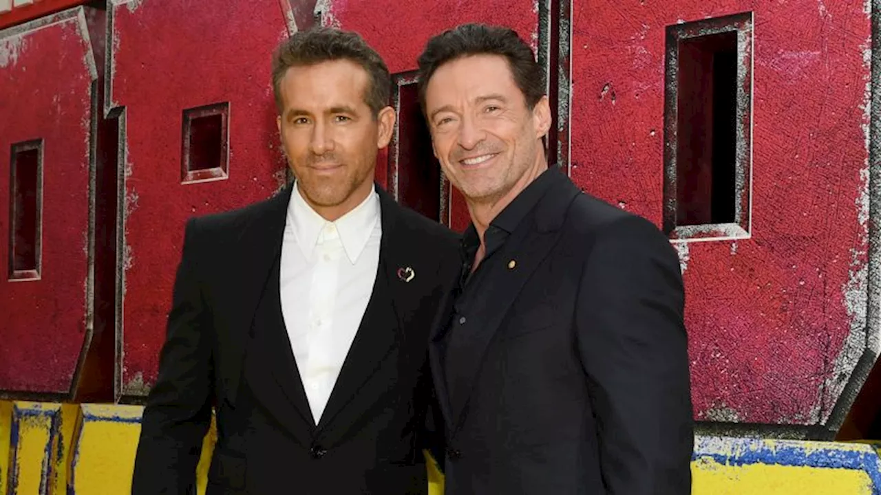 Ryan Reynolds Praises Hugh Jackman at Musical Revues Opening Night