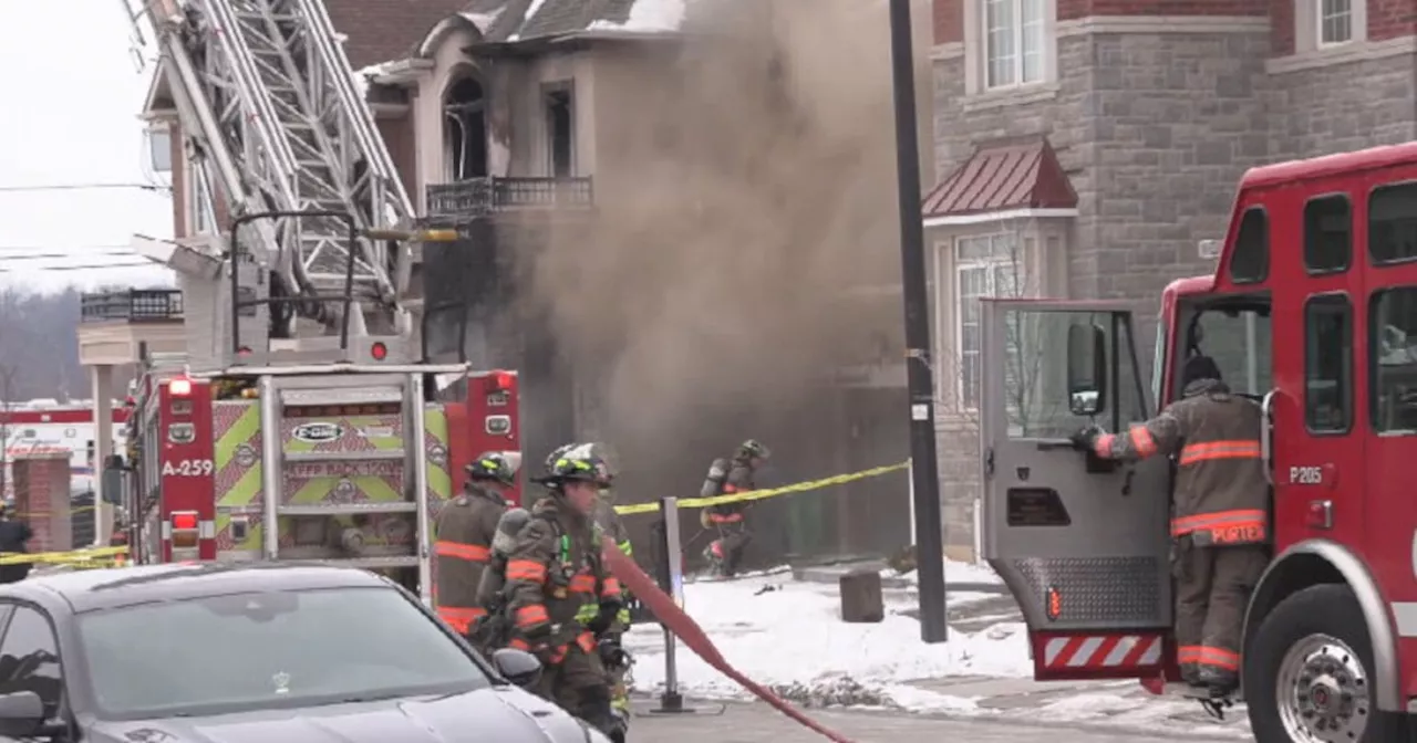 One dead after three-alarm house fire in Brampton: police