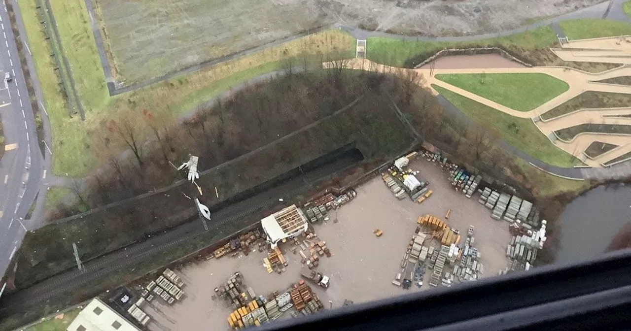 Storm Eowyn Damage: Roof on Tracks Halts Glasgow Services