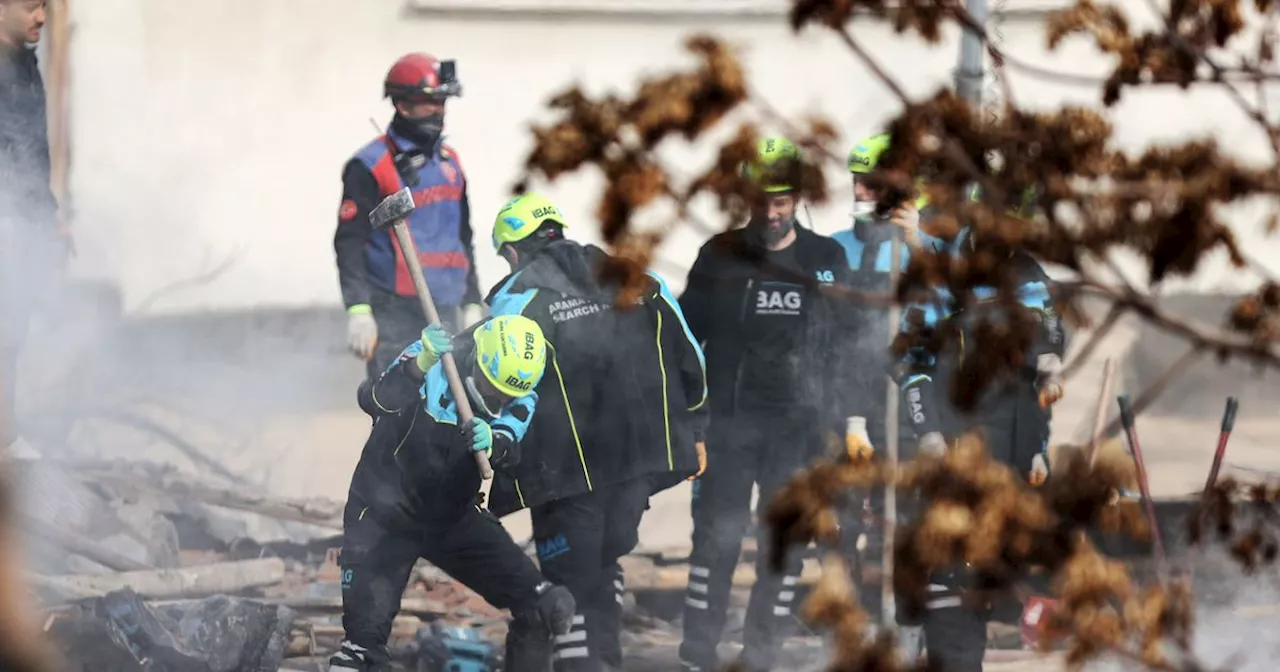 Woman Found Dead After Apartment Building Collapse in Turkey