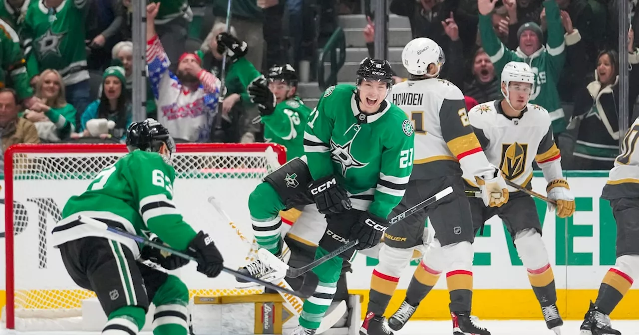 Robertson scores twice, Stars beat Golden Knights 4-3