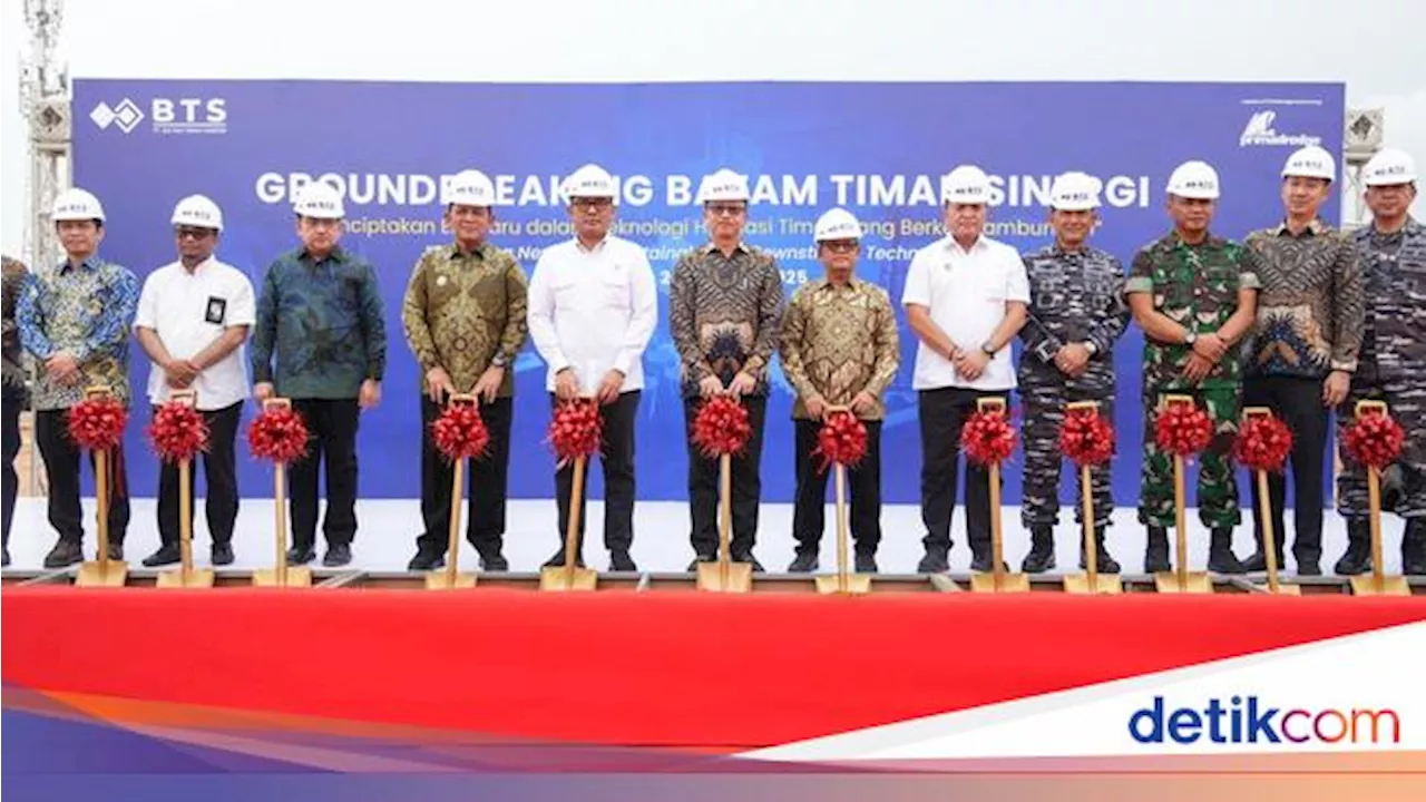 Pusat Hilirisasi Timah Terbesar Dunia Rp 1,2 T Dibangun di Batam