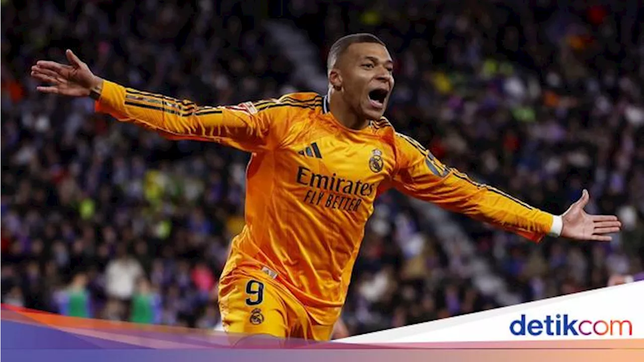 Mbappe Hattrick Bawa Real Madrid Tekuk Valladolid 3-0