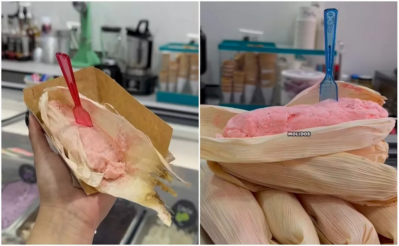 Helado sabor tamal se vuelve viral en CDMX por Día de la Candelaria ; ¿dónde comprarlo?