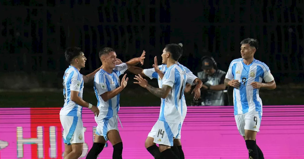 Sudamericano Sub20: Goleada histórica de Argentina ante Brasil