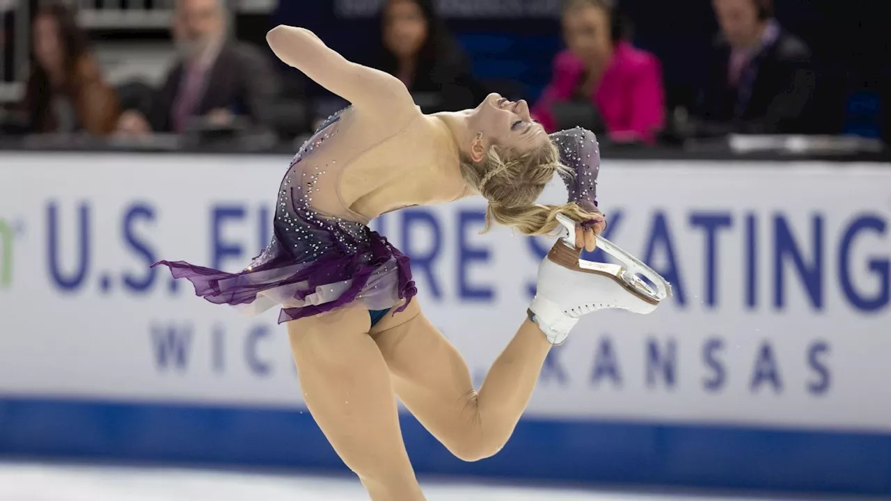 Amber Glenn edges Alysa Liu to win U.S. figure skating title