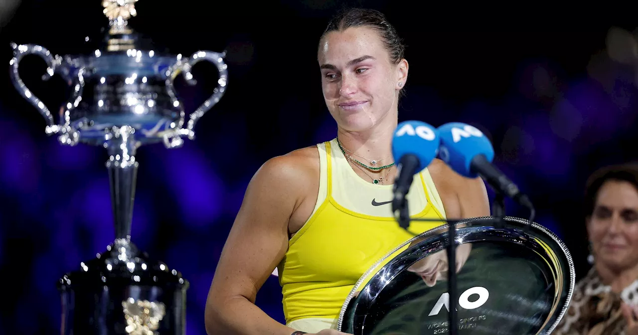 'Grenzwertig': Sabalenka-Rede sorgt für Irritationen