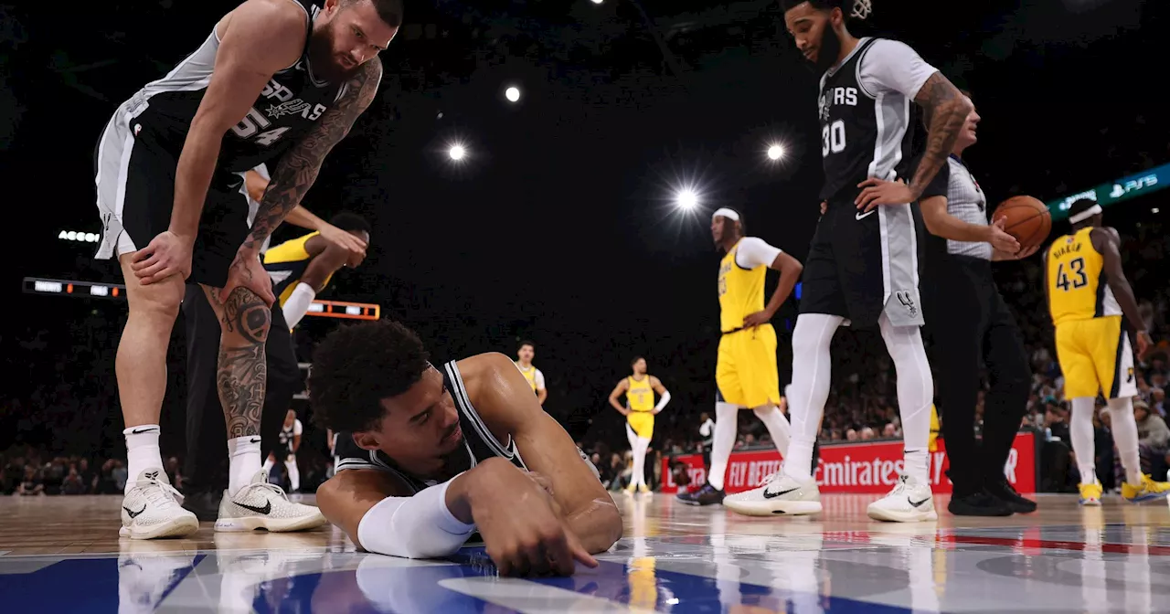 Wembanyama et les Spurs giflés par les Pacers pour le 2e match à Bercy