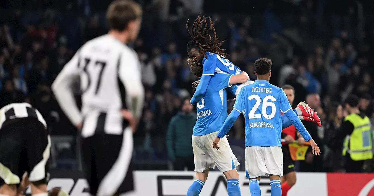 Napoli ribalta la Juventus: Anguissa e Lukaku sanciscono il successo