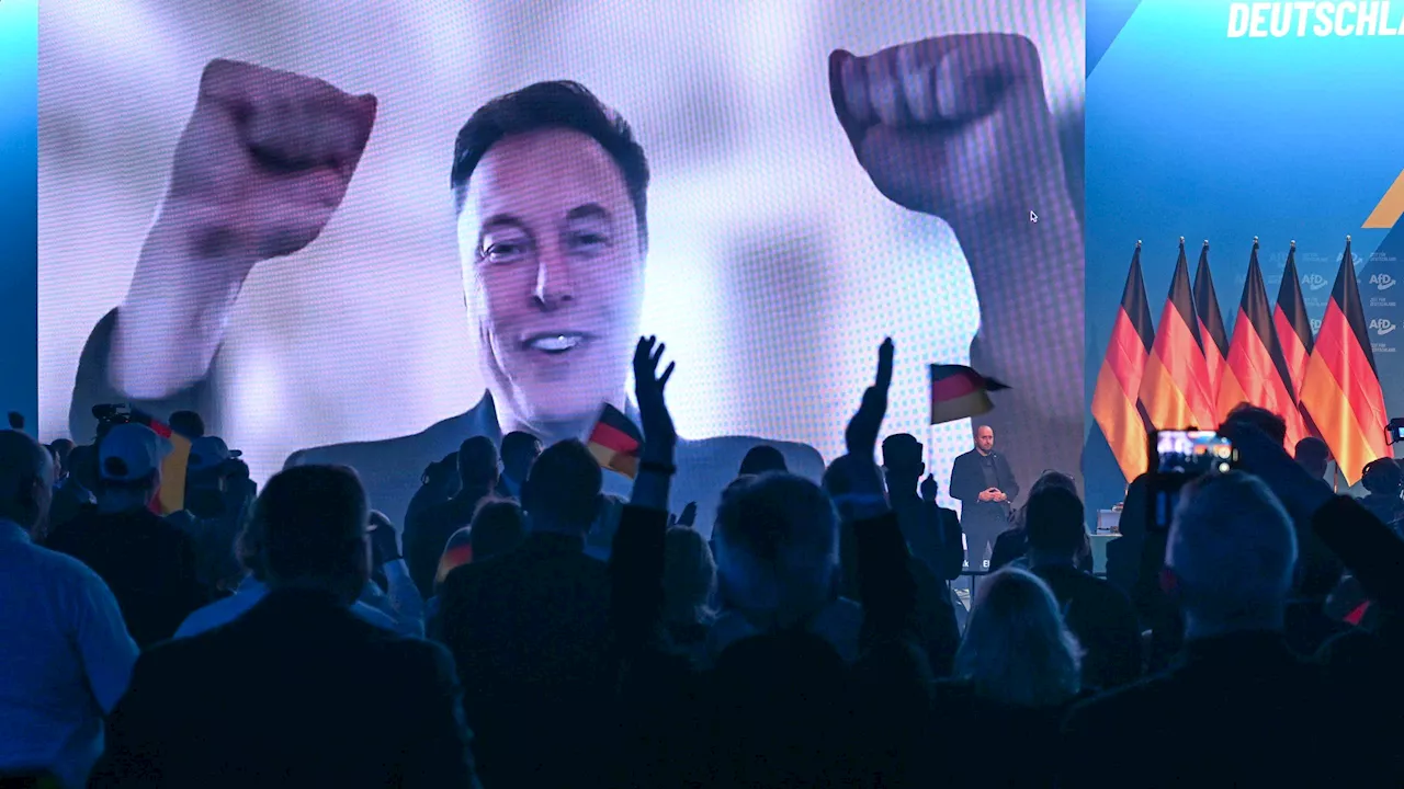 Musk dök upp på AFD-möte: ”Största hoppet för Tyskland”